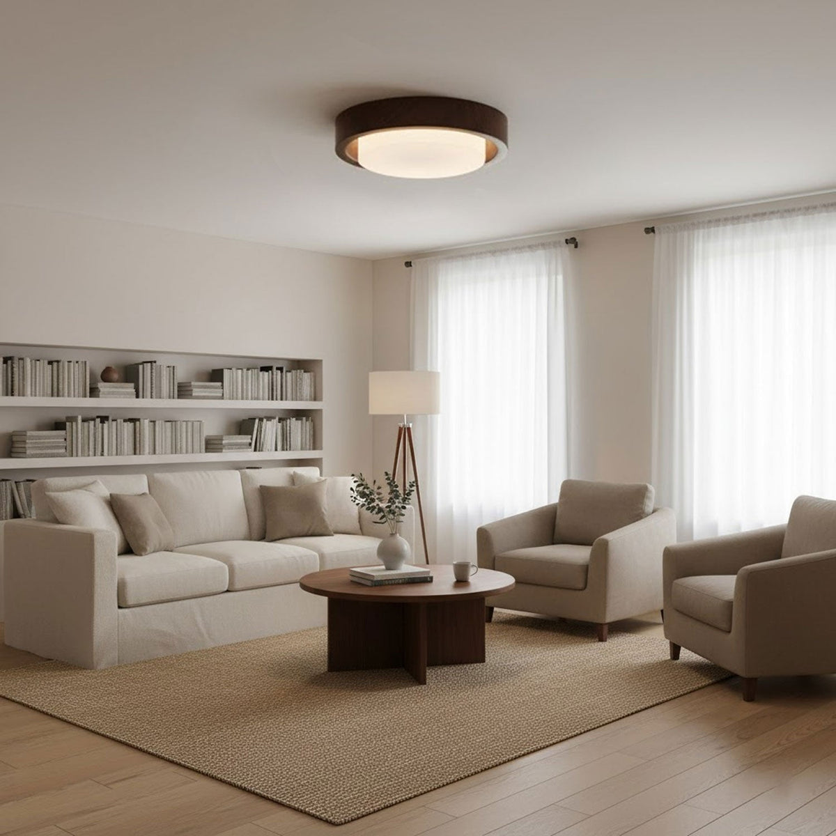 Terienine Lunor Ring lampa sufitowa