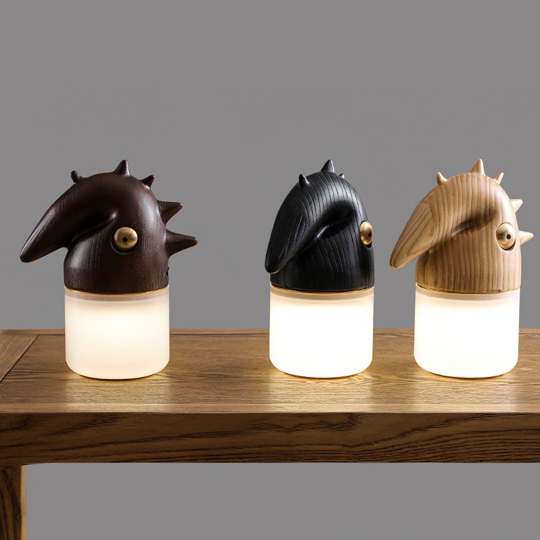 Jerry nowoczesna lampa stołowa z drewna