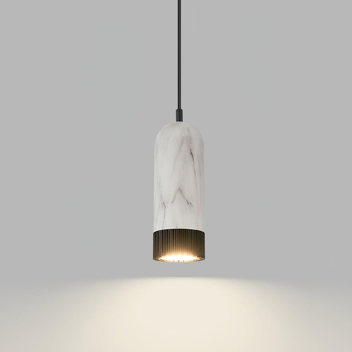 Petisena nowoczesna lampa wisząca z marmuru