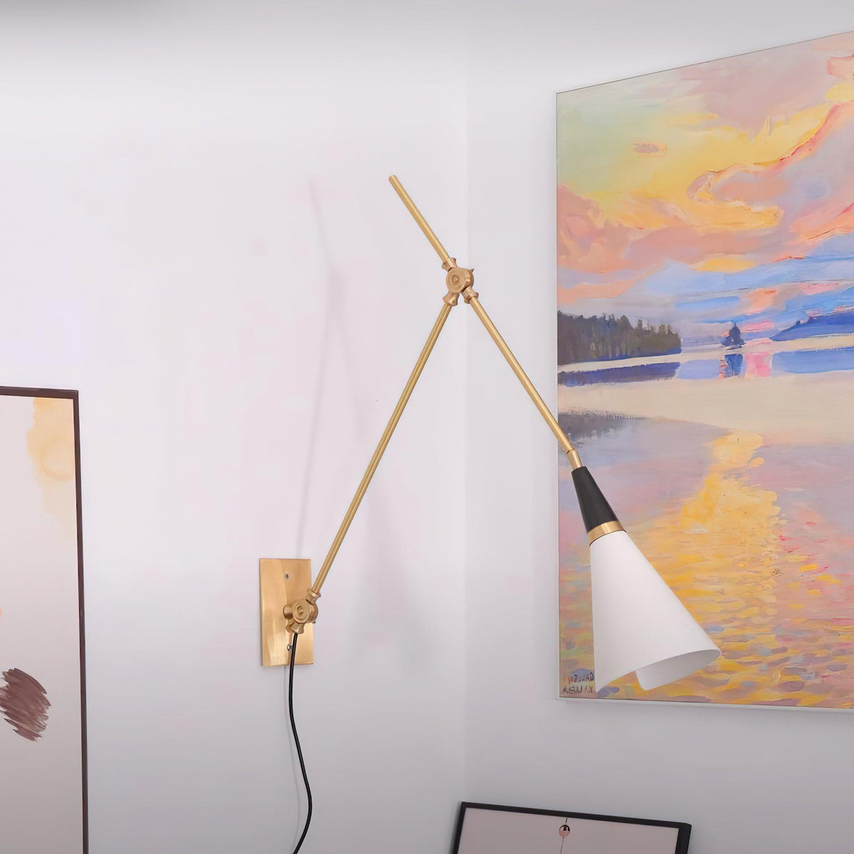 Orvenia nowoczesna minimalistyczna kinkietowa lampa ścienna