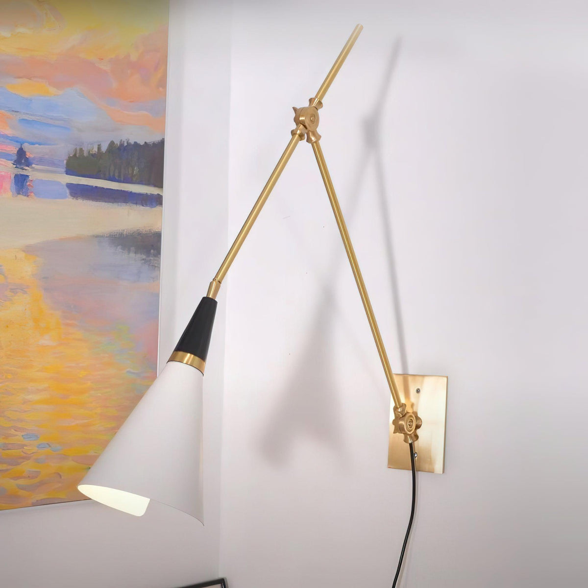 Orvenia nowoczesna minimalistyczna kinkietowa lampa ścienna