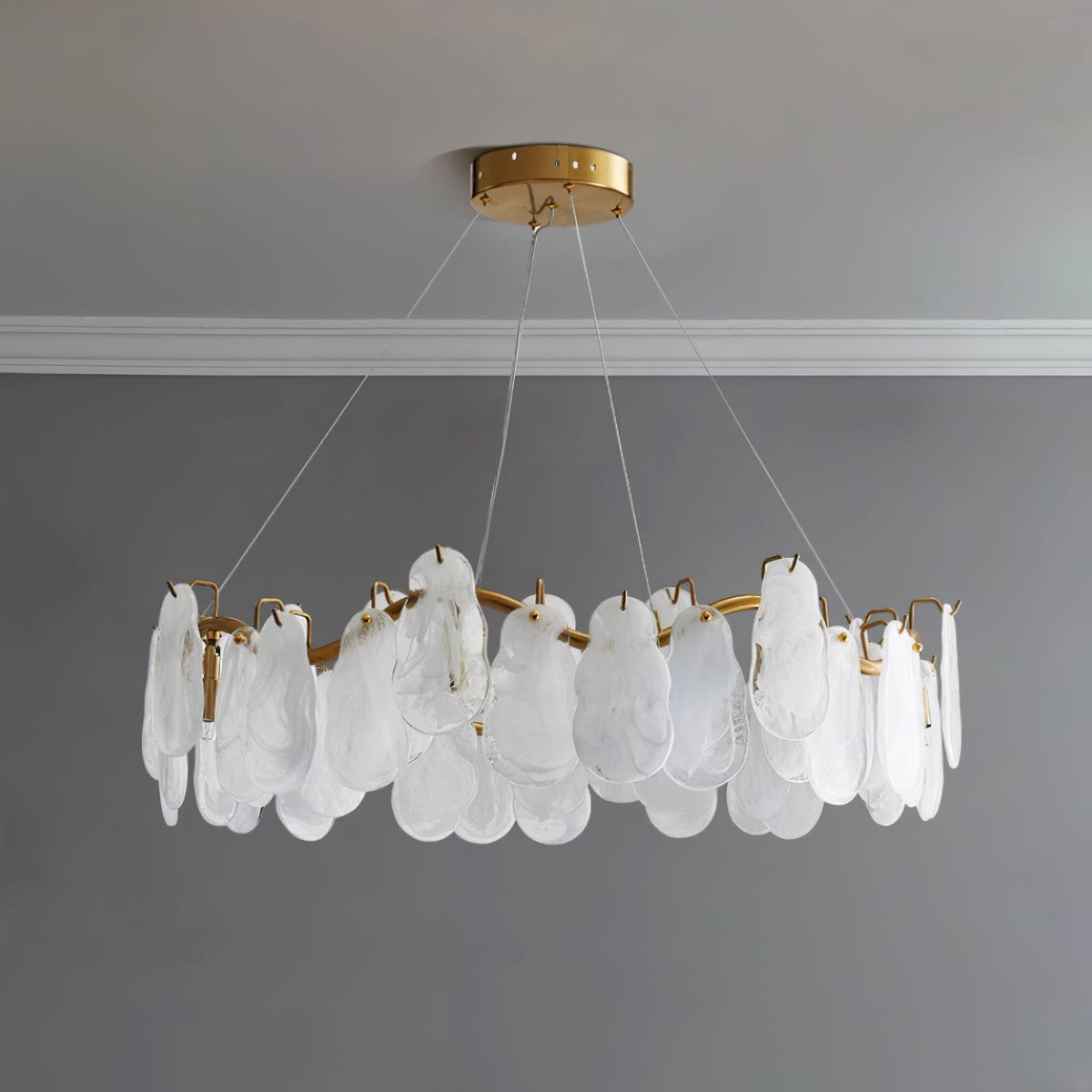 Veliselle żyrandol ze szkła Cloud