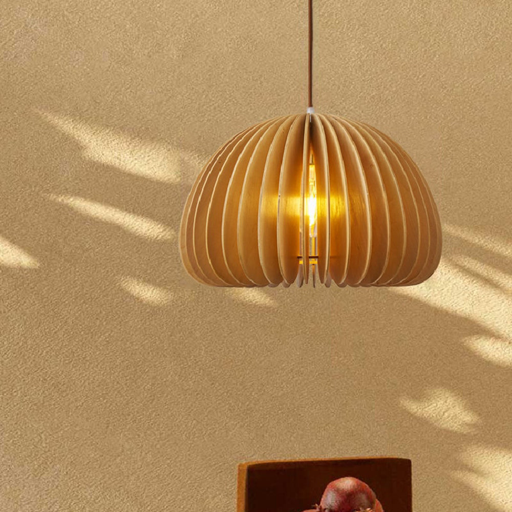 Muto Pumpkin lampa wisząca, drewno
