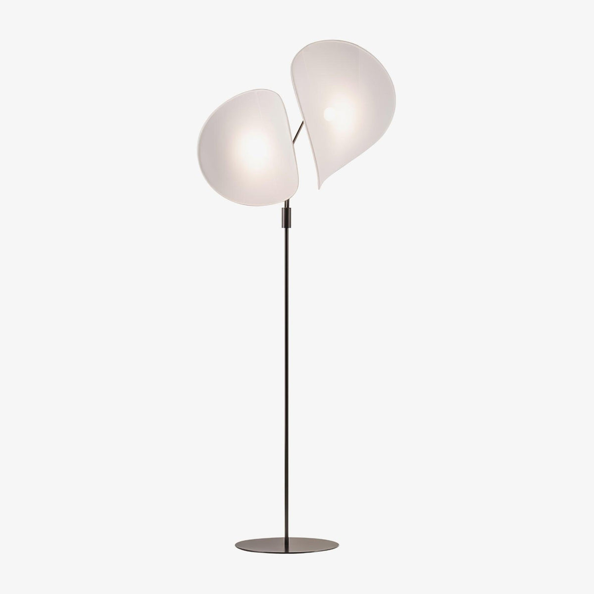 Linivora nowoczesna lampa stojąca z płótna