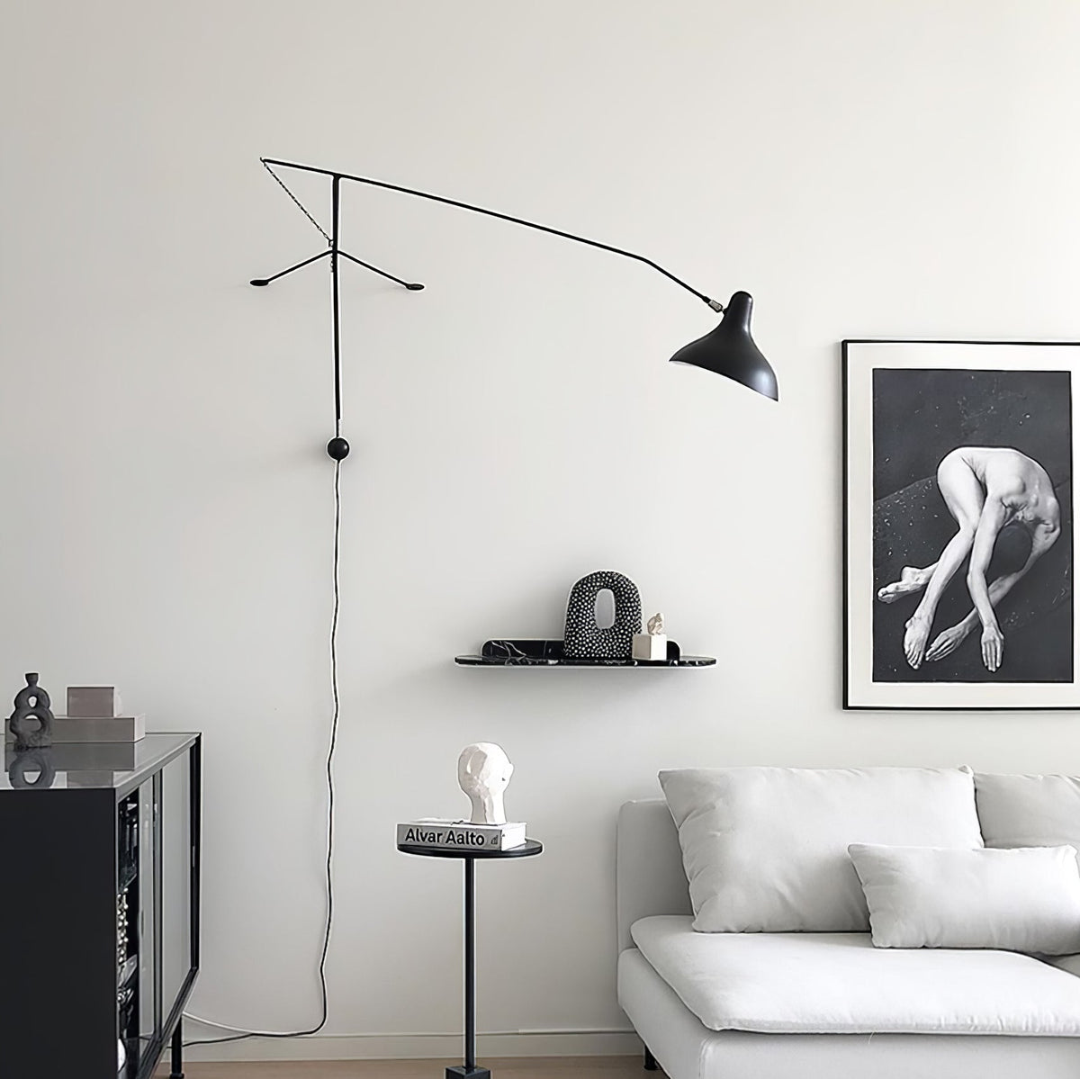 Ivsolarae nowoczesna minimalistyczna kinkietowa lampa ścienna