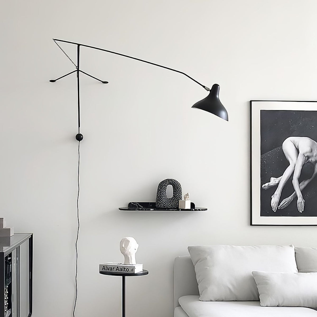 Ivsolarae nowoczesna minimalistyczna kinkietowa lampa ścienna