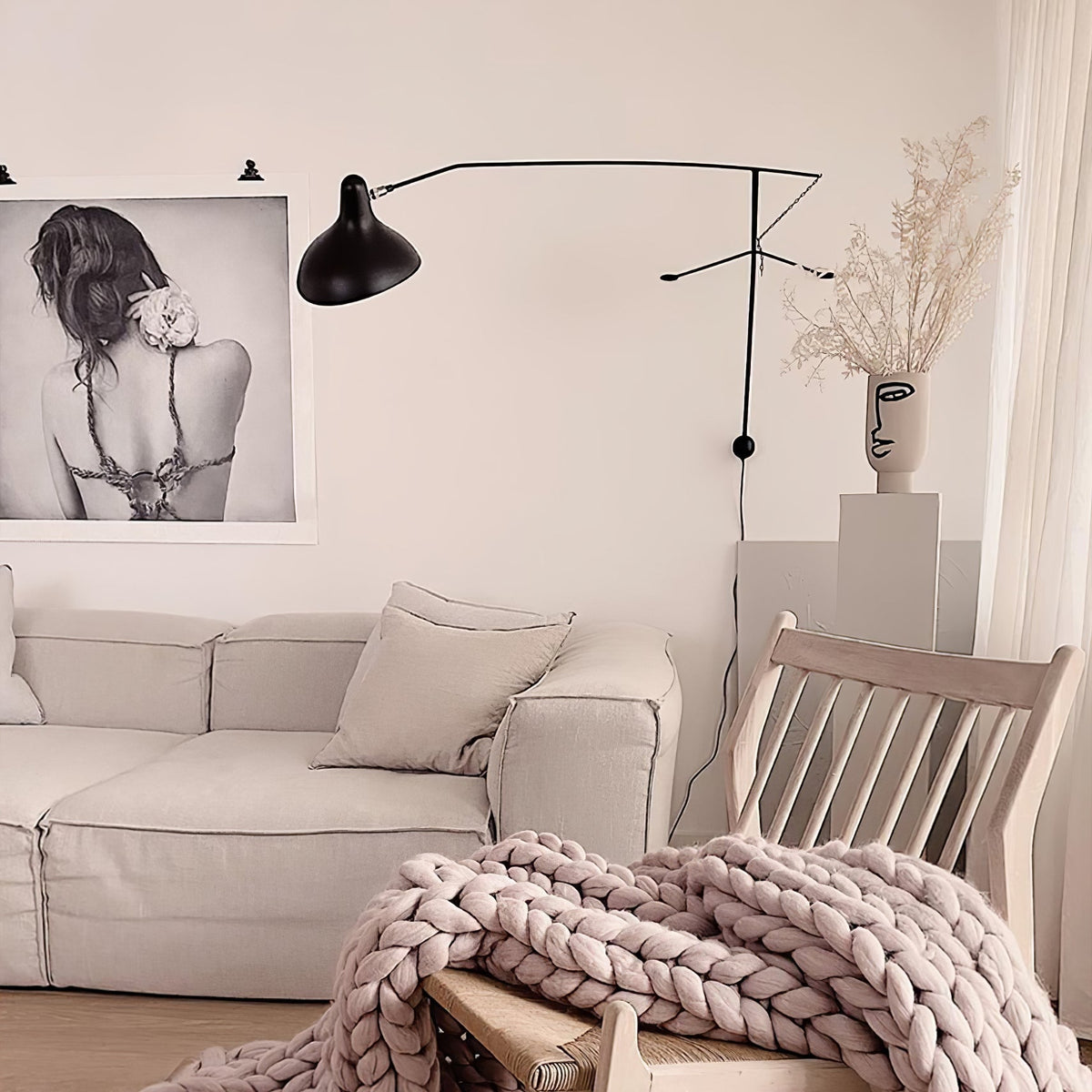Ivsolarae nowoczesna minimalistyczna kinkietowa lampa ścienna