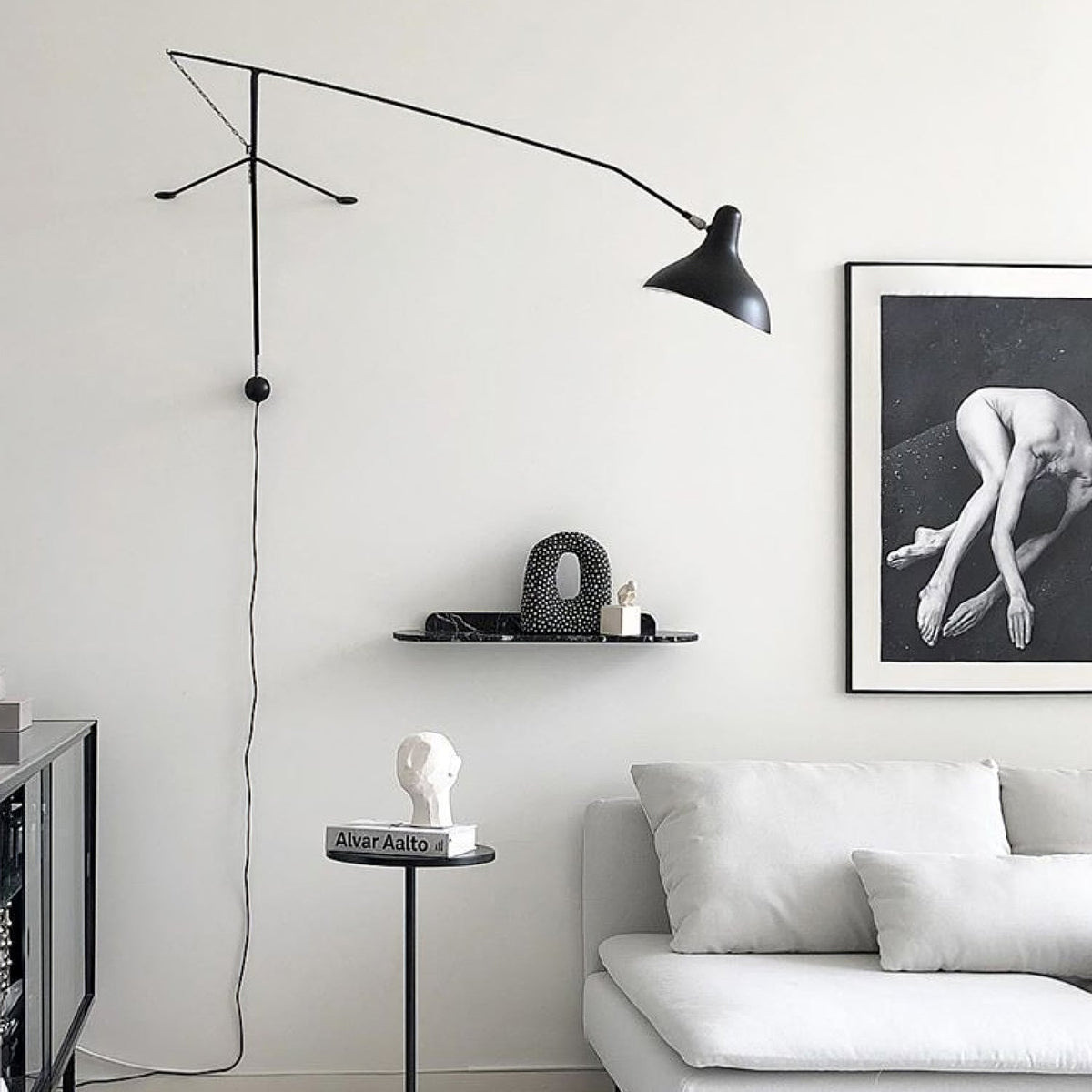 Ivsolarae nowoczesna minimalistyczna kinkietowa lampa ścienna