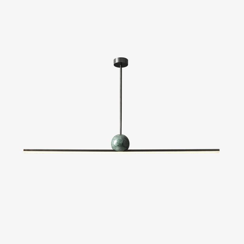 Mariiella liniowa minimalistyczna lampa wisząca z marmuru