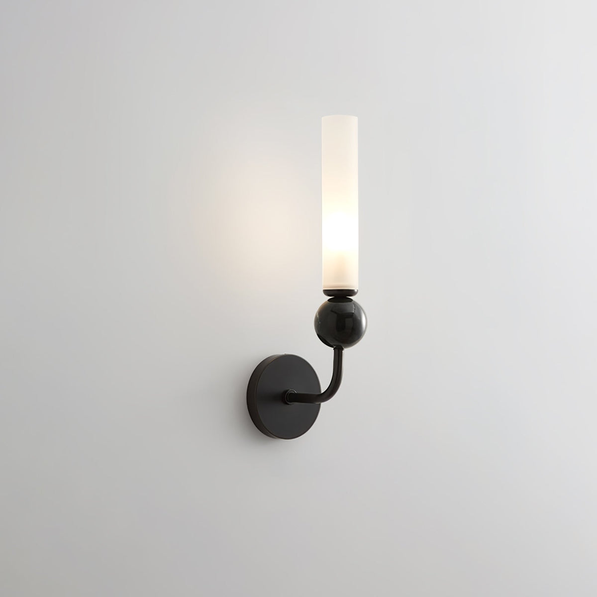 Dulane nowoczesna minimalistyczna kinkietowa lampa ścienna w pionie z marmuru