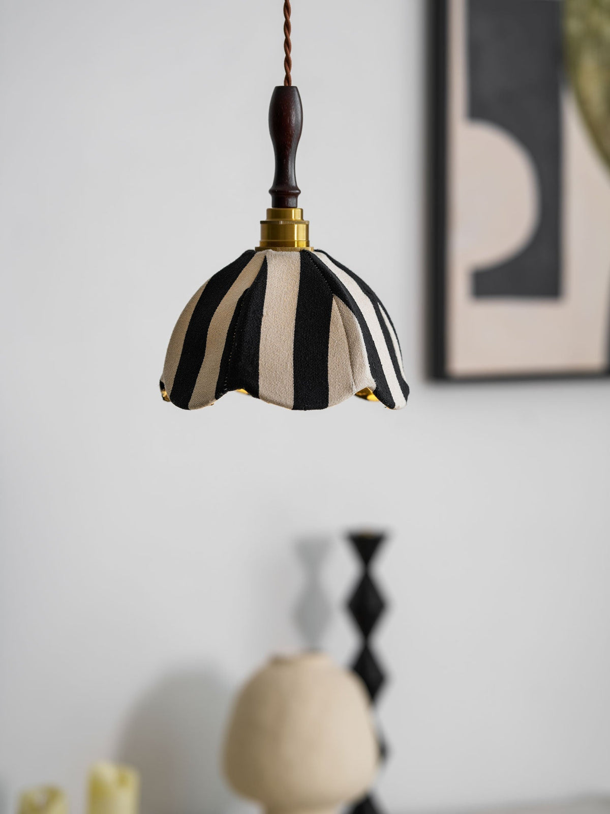 Isolder wisząca lampa z płótna