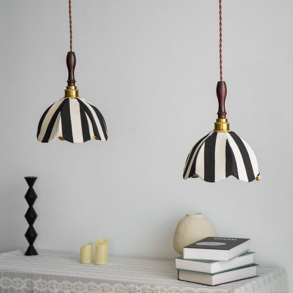 Isolder wisząca lampa z płótna