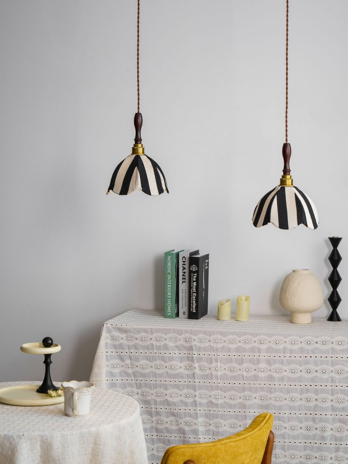 Isolder wisząca lampa z płótna
