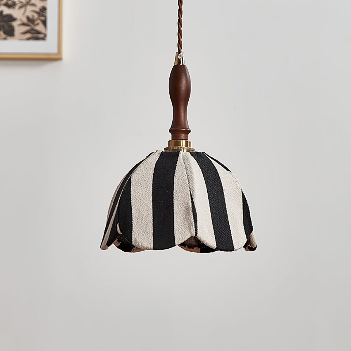 Isolder wisząca lampa z płótna