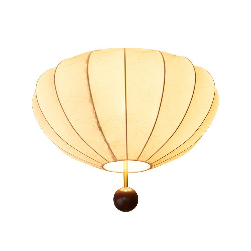 Willow lampa sufitowa z płótna i drewna