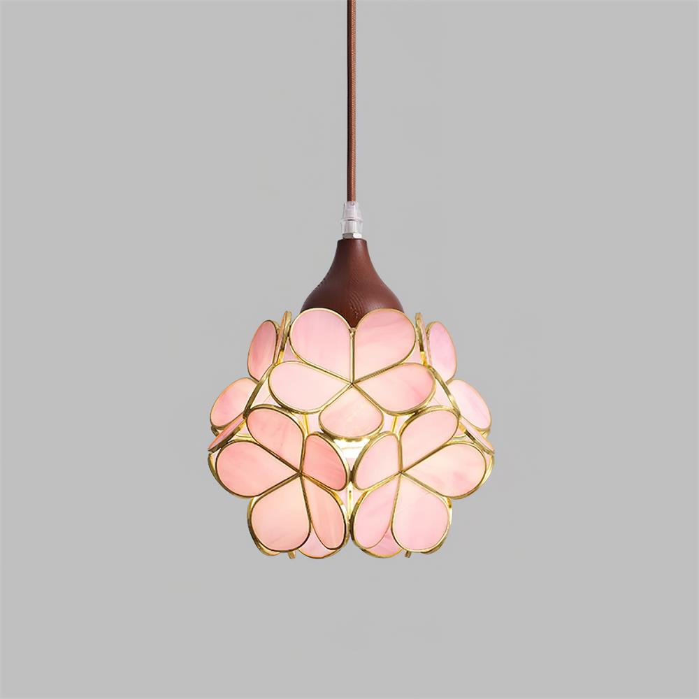 Velina różowy Petal lampa wisząca