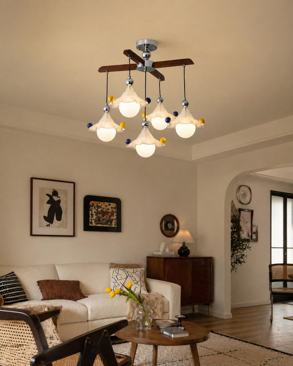 Viraivora lampa sufitowa Model A