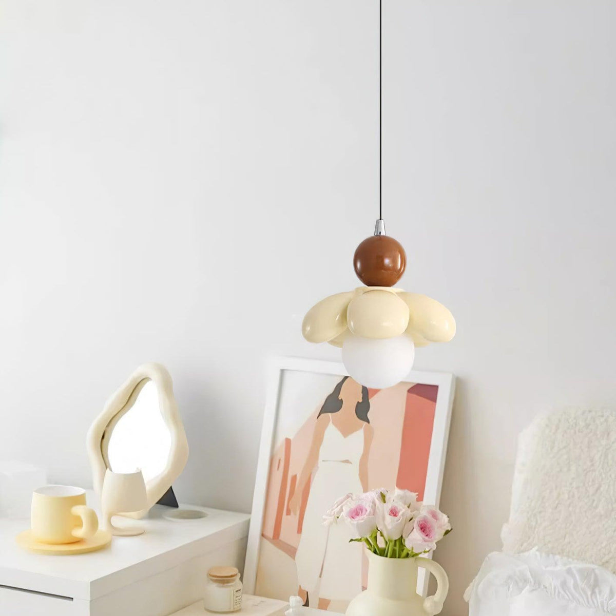 Blossi lampa wisząca w kształcie kwiatu