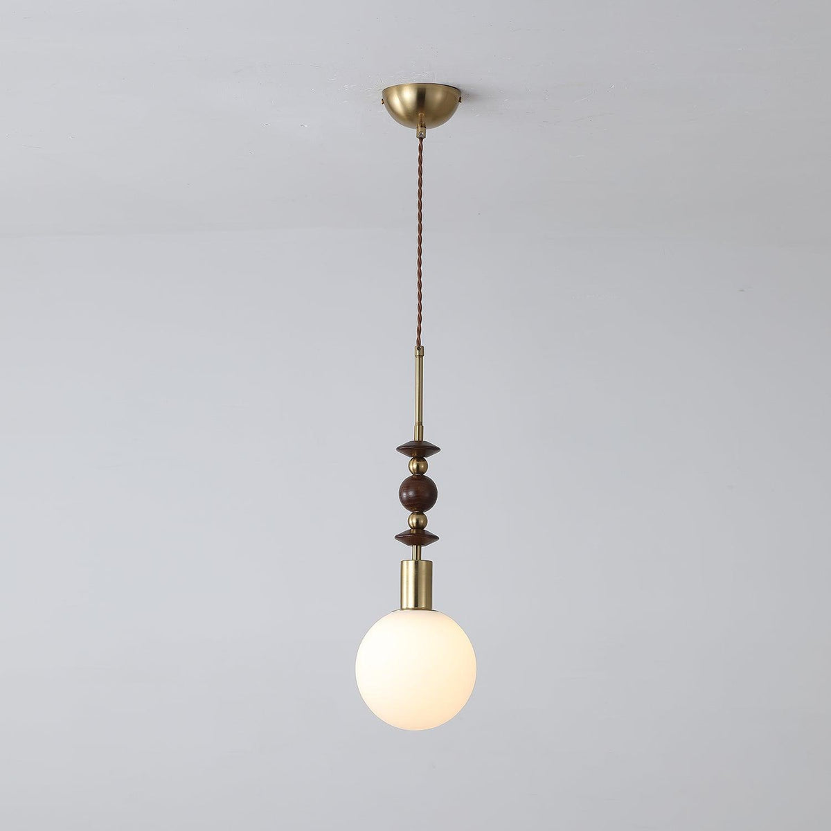 Aldanelle lampa wisząca z drewna