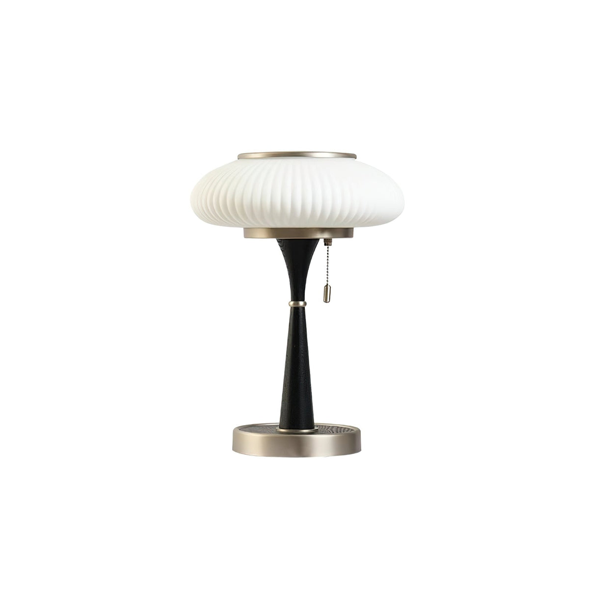 Lampa stołowa Vevelo drewniana retro