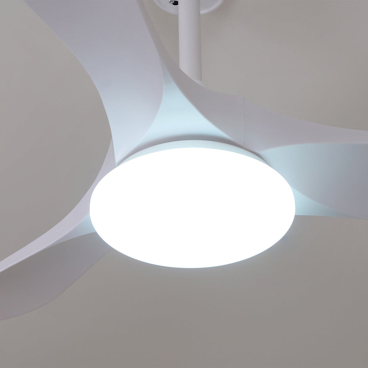 Oriken minimalistyczna lampa sufitowa z wentylatorem