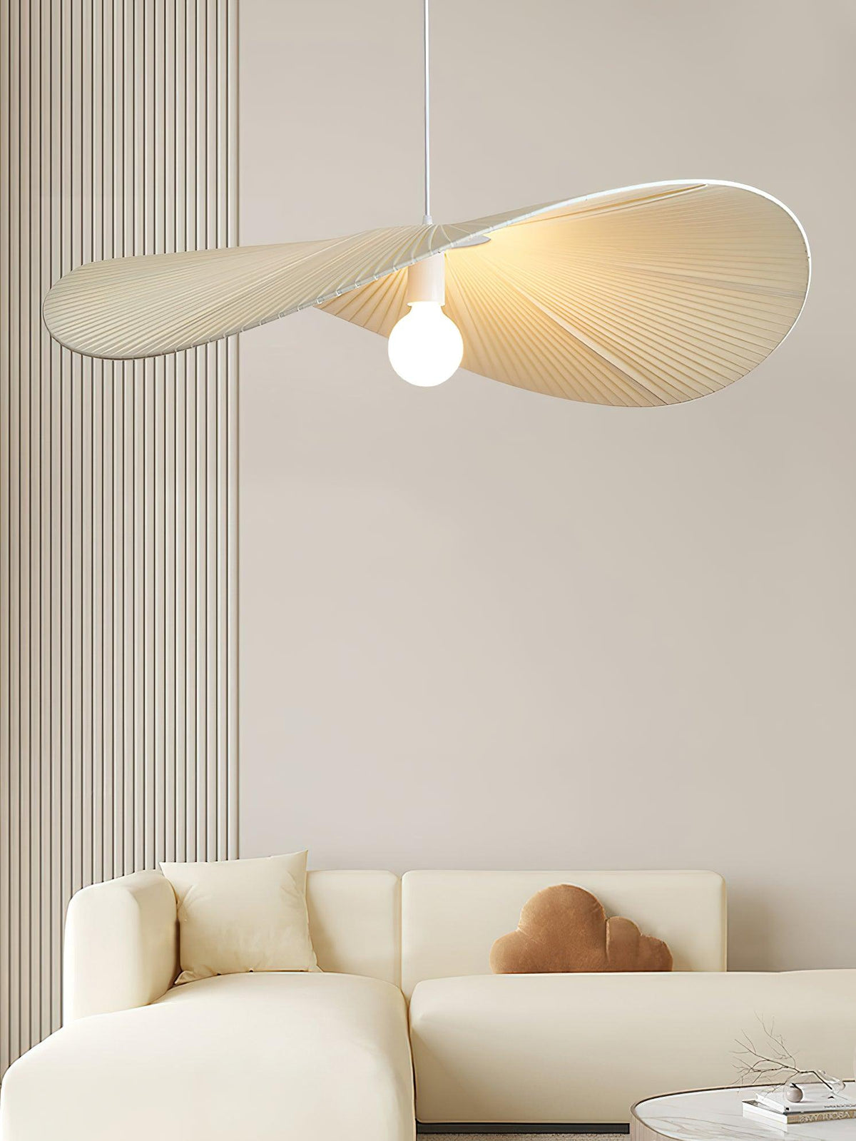 Cedrin lampa wisząca Wave naturalna
