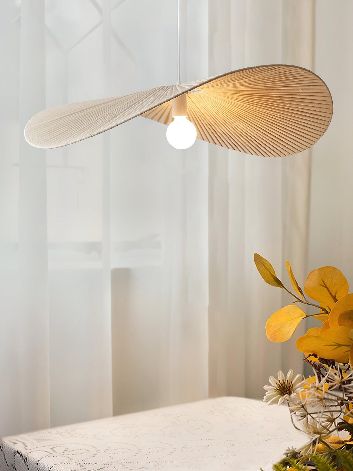 Cedrin lampa wisząca Wave naturalna
