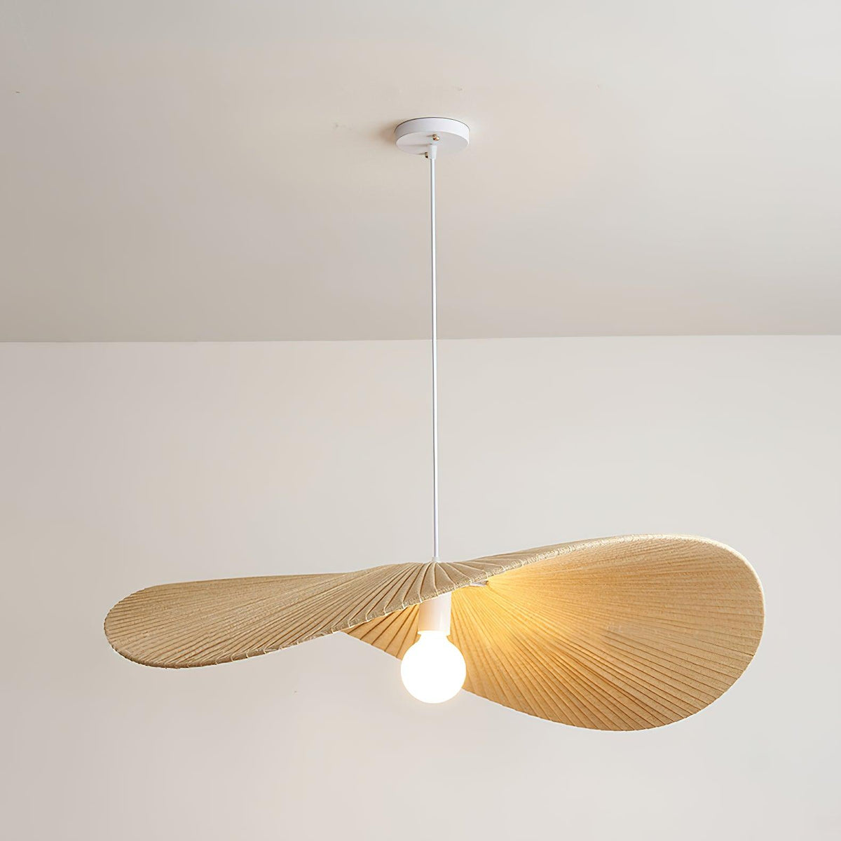 Cedrin lampa wisząca Wave naturalna