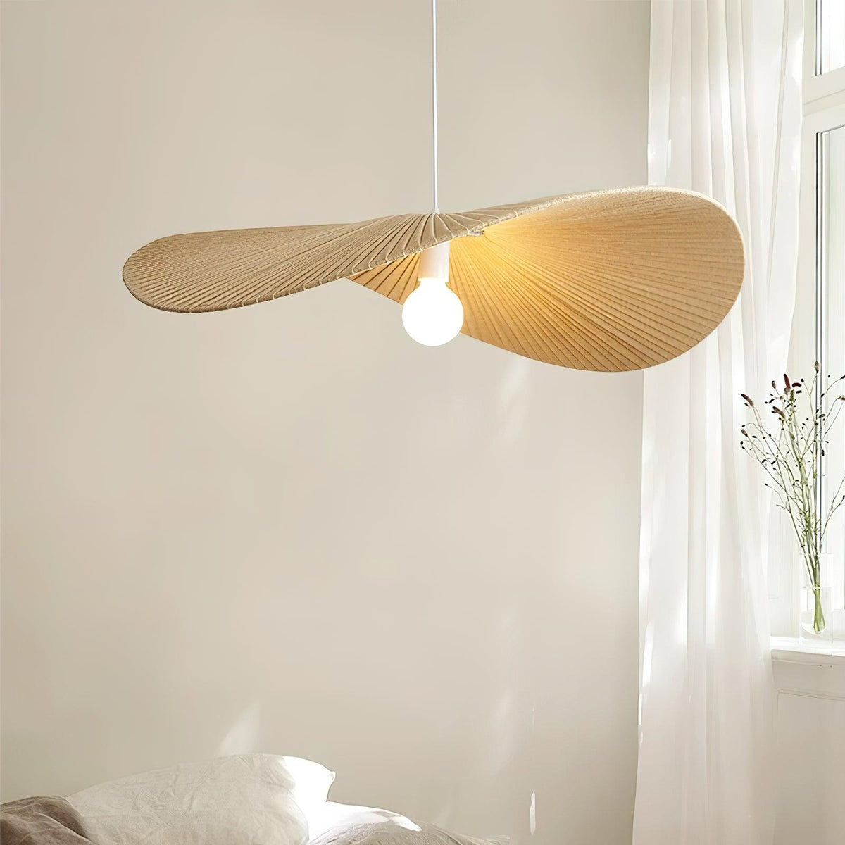 Cedrin lampa wisząca Wave naturalna