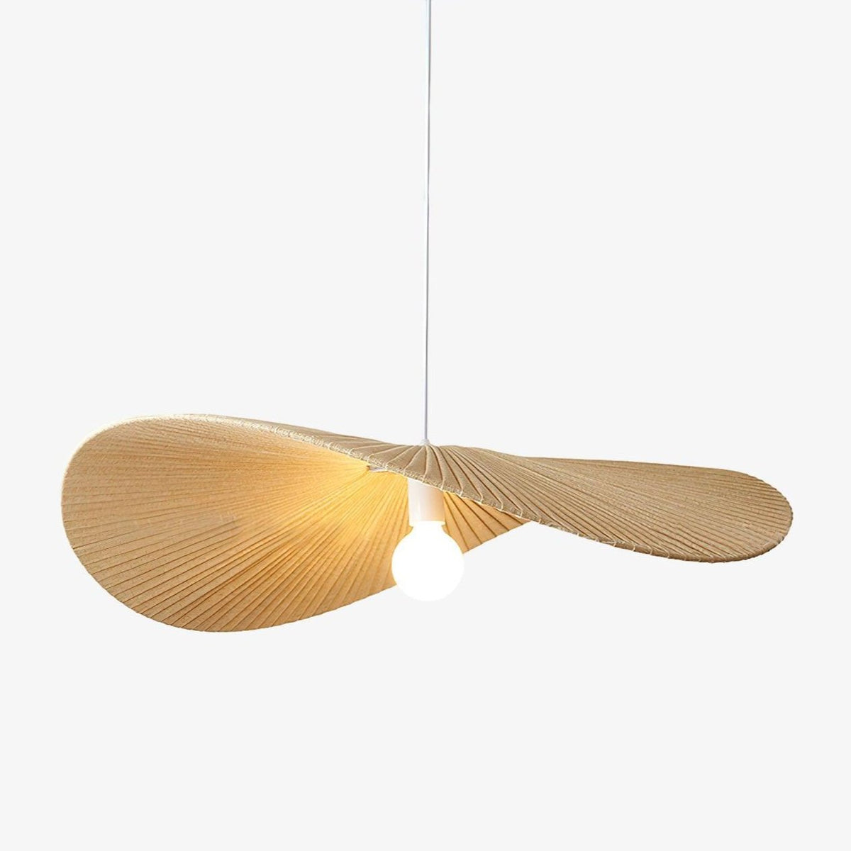 Cedrin lampa wisząca Wave naturalna