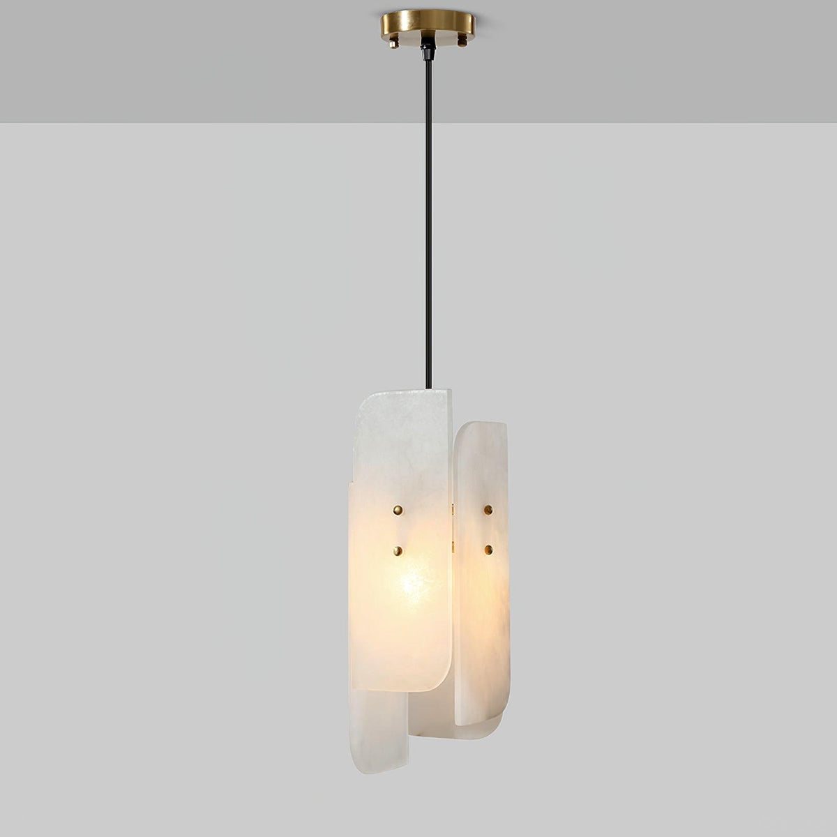 Vicarus warstwowa lampa wisząca z alabastrem