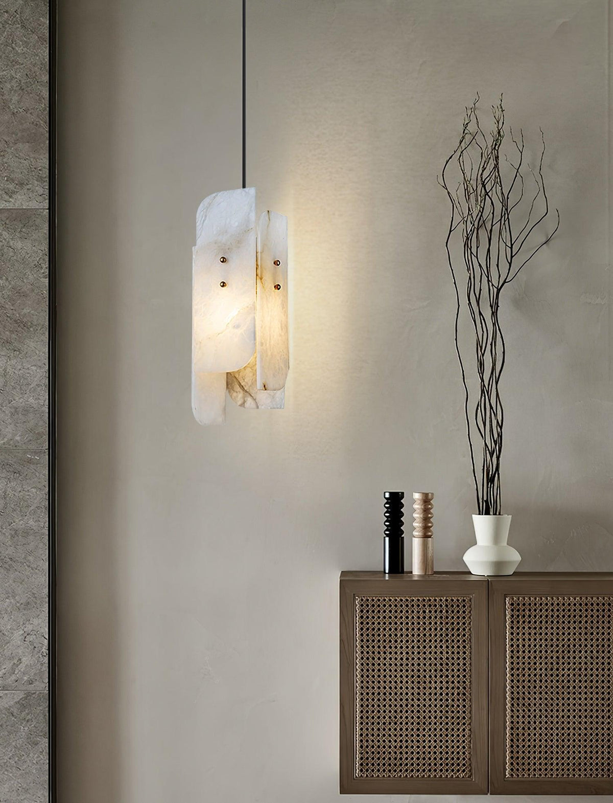 Vicarus warstwowa lampa wisząca z alabastrem
