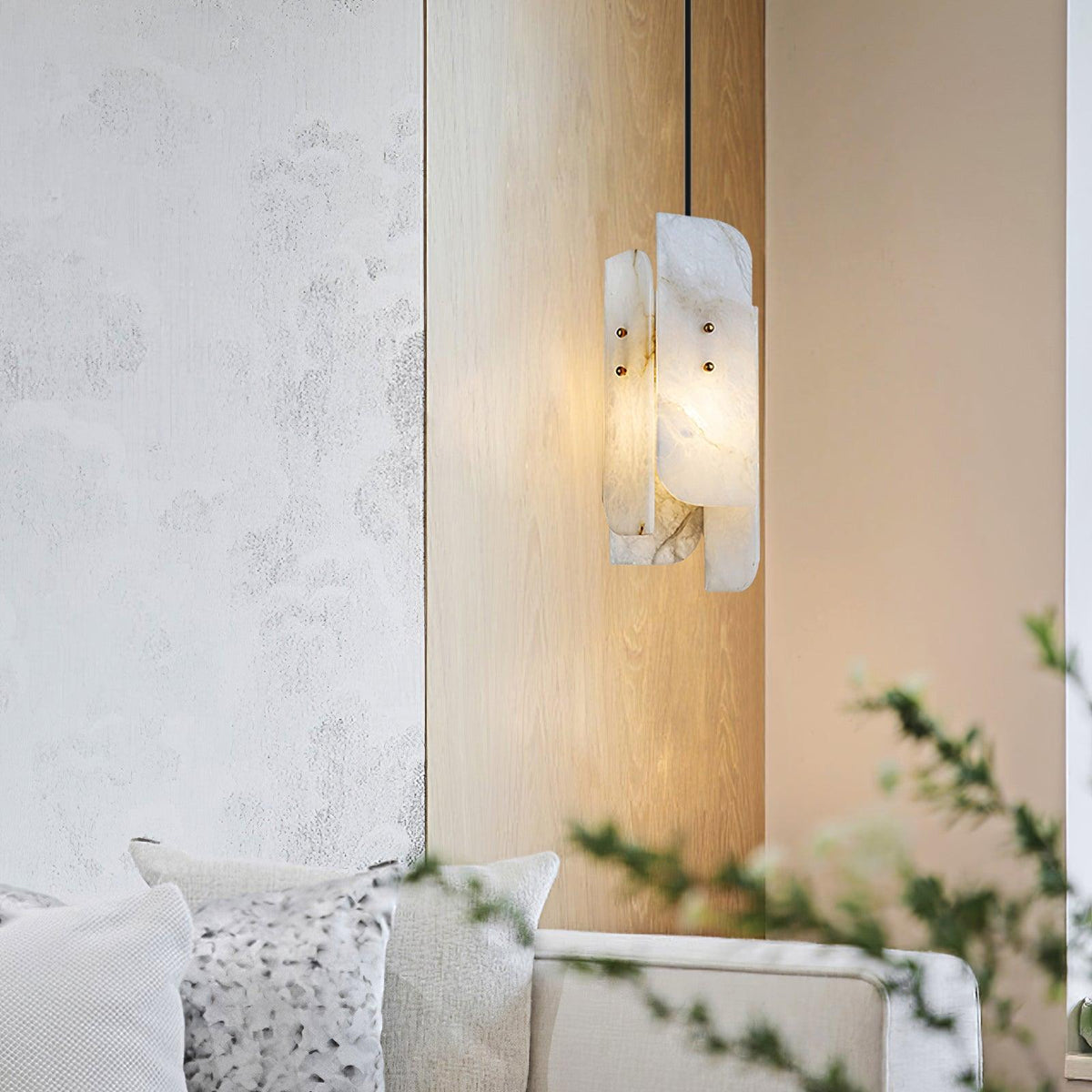Vicarus warstwowa lampa wisząca z alabastrem
