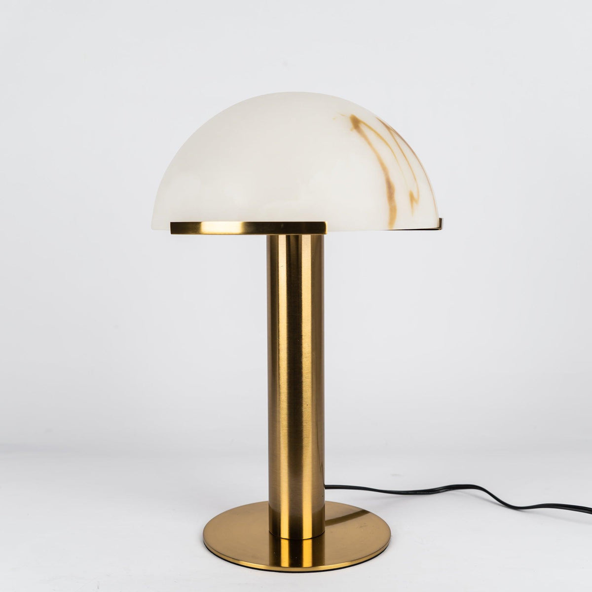 Keir lampa stołowa z alabastrem