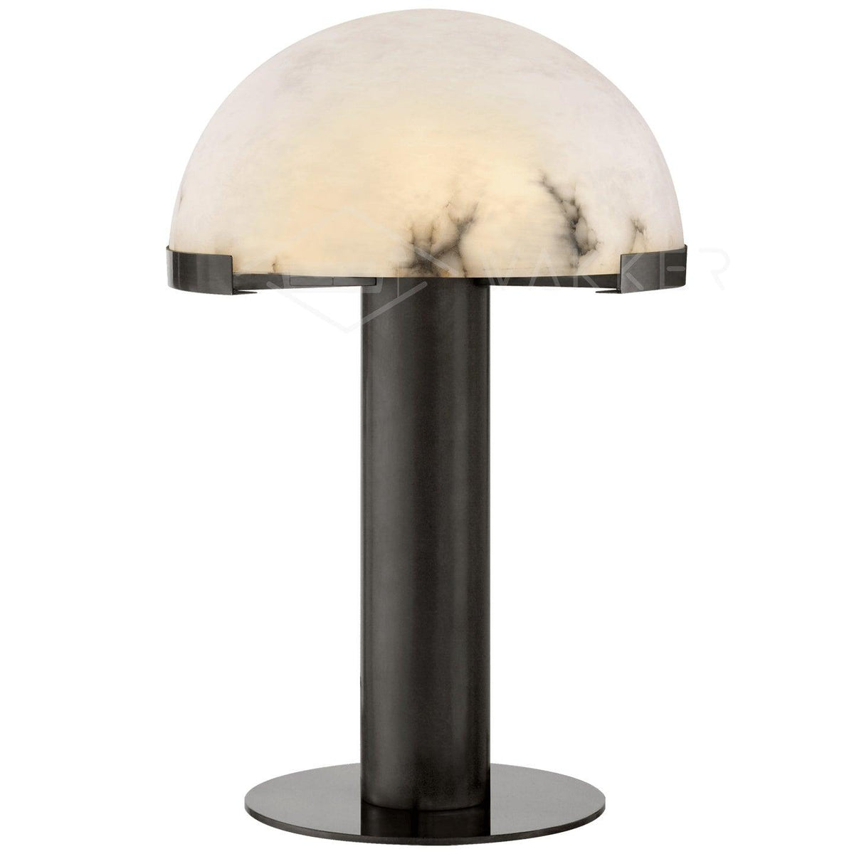 Keir lampa stołowa z alabastrem