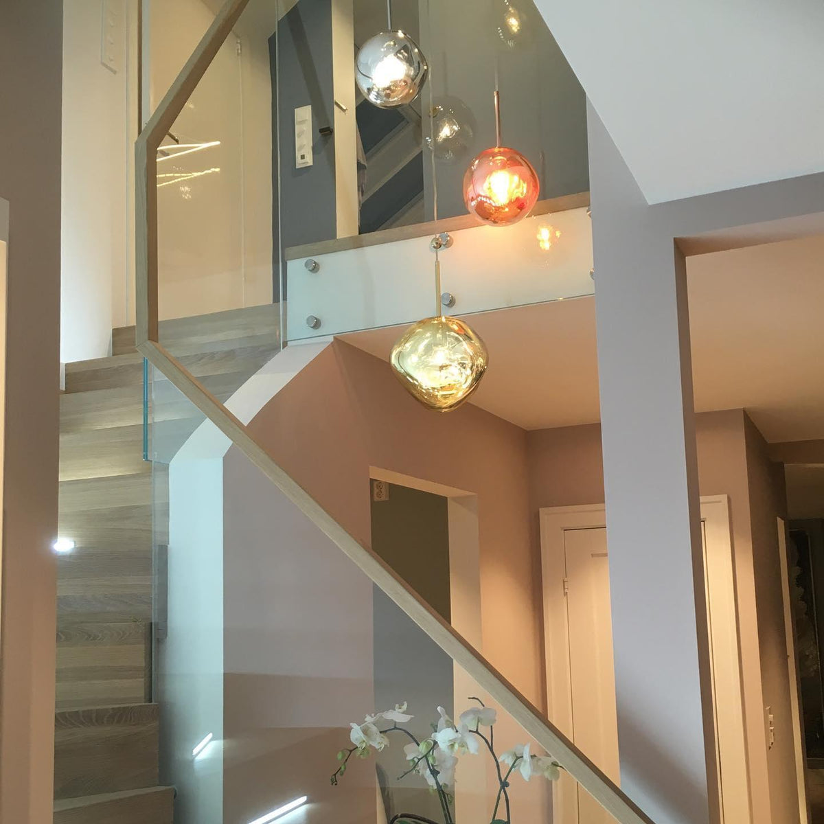 Aveneneria żyrandol wiszący ze sferami