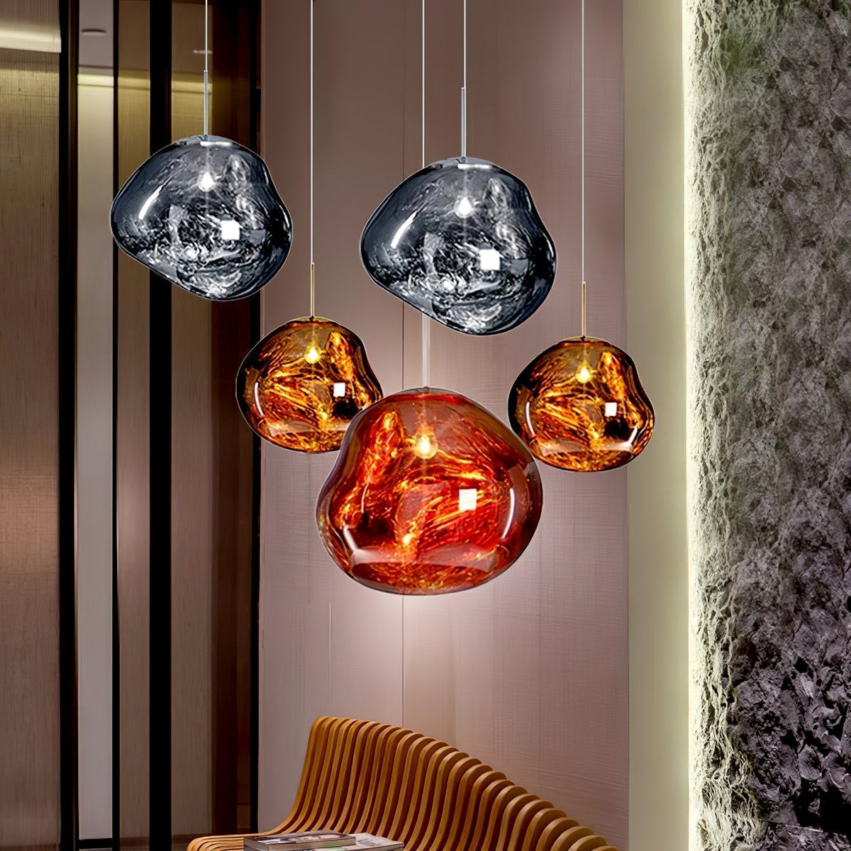 Lumora lampa wisząca Irregular Cluster Sculptural