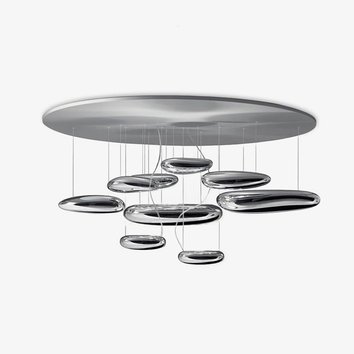 Lampa sufitowa Feririan Aluminiowy Kamyk