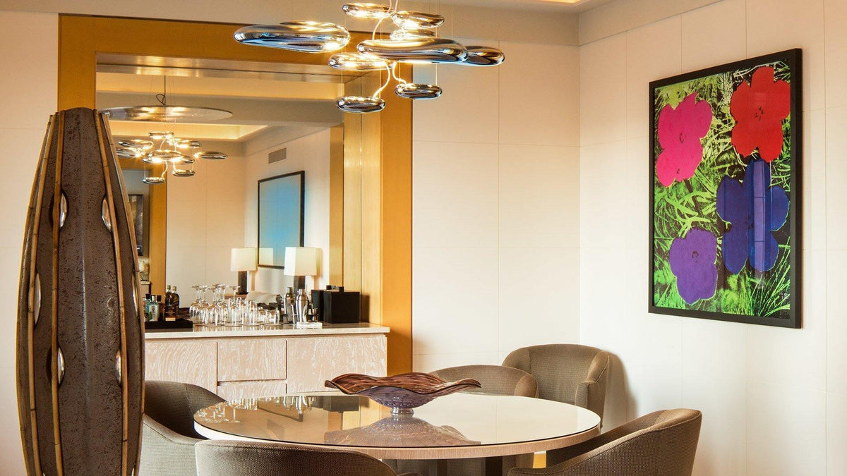 Lampa sufitowa Feririan Aluminiowy Kamyk