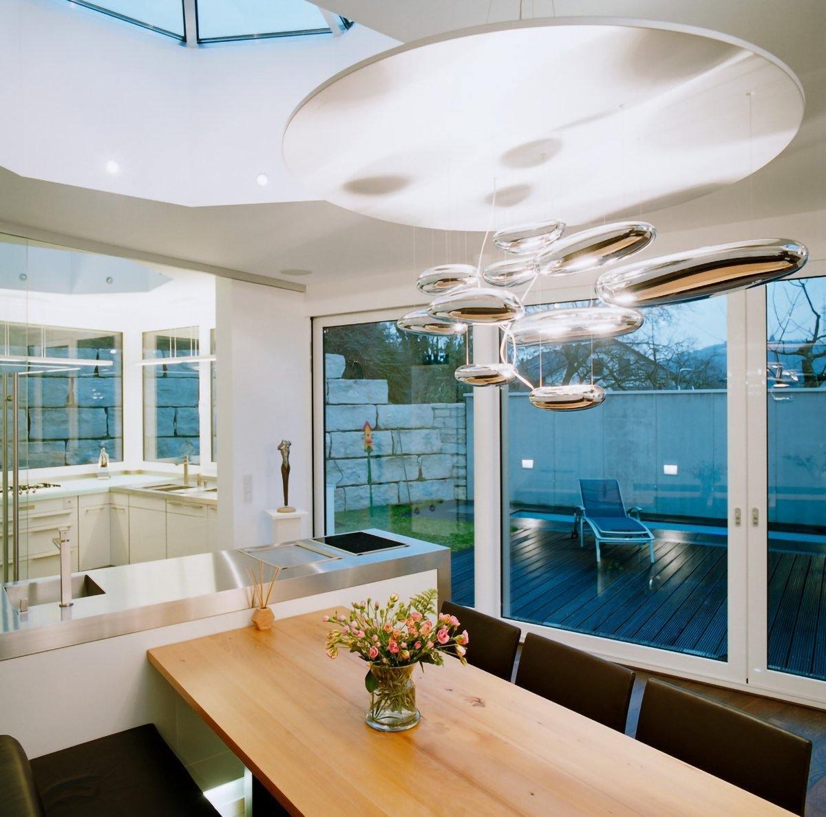 Lampa sufitowa Feririan Aluminiowy Kamyk