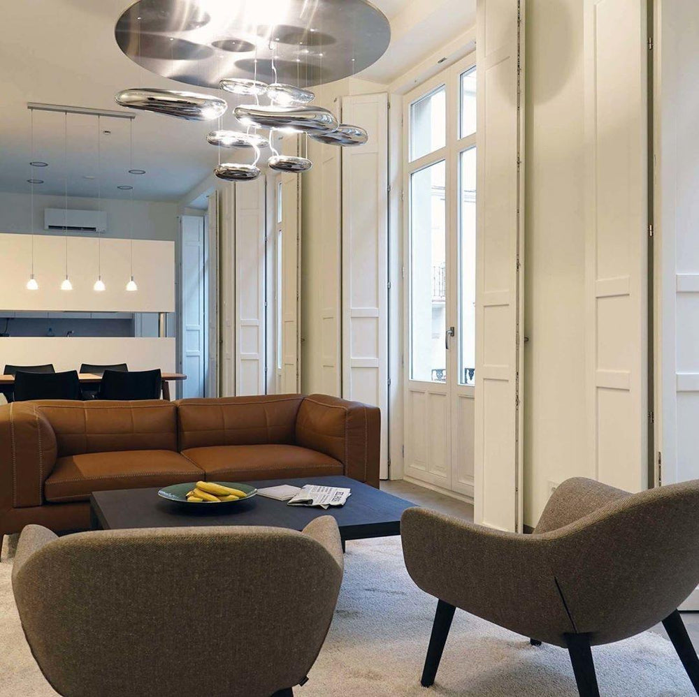 Lampa sufitowa Feririan Aluminiowy Kamyk