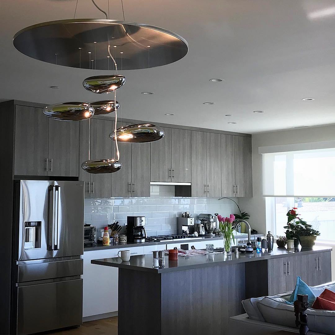 Lampa sufitowa Feririan Aluminiowy Kamyk