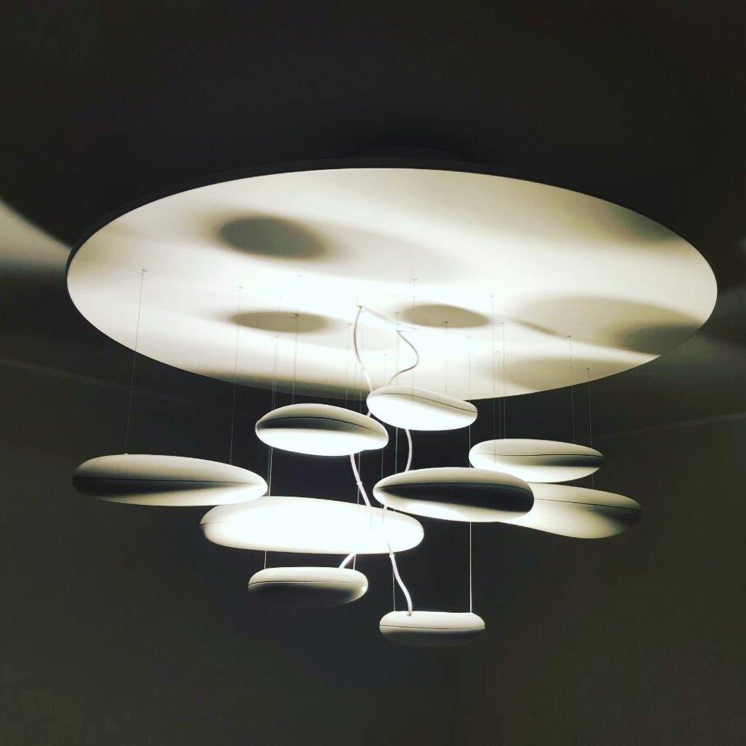 Lampa sufitowa Feririan Aluminiowy Kamyk