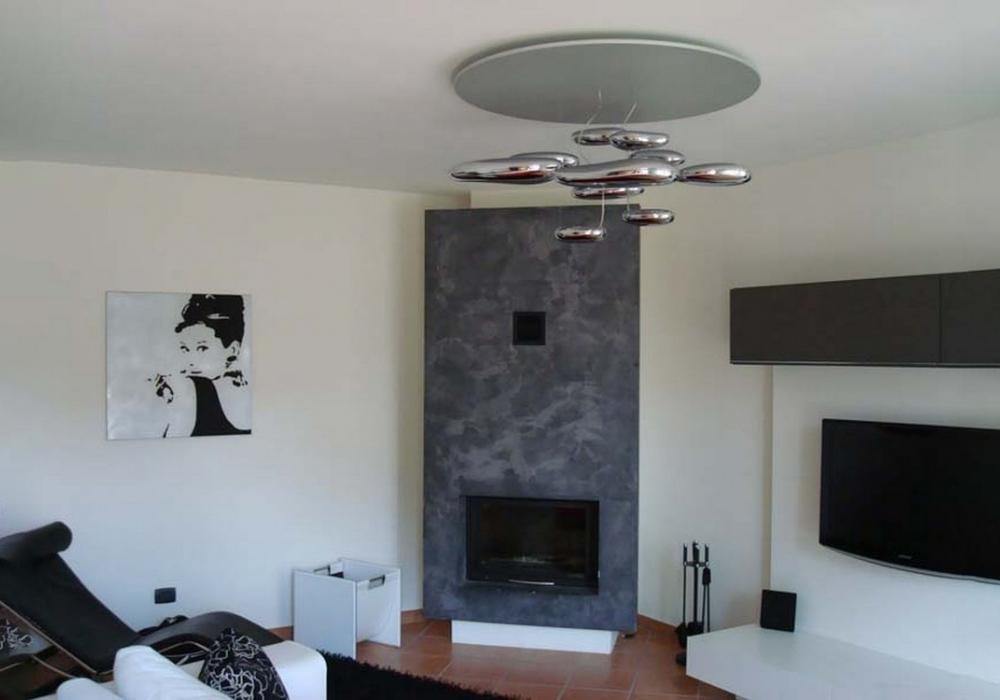 Lampa sufitowa Feririan Aluminiowy Kamyk