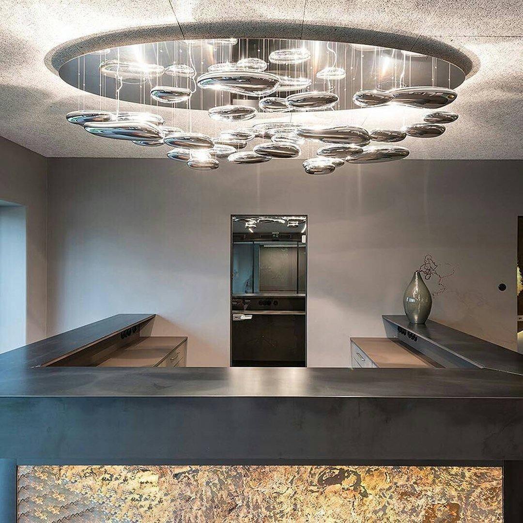Lampa sufitowa Feririan Aluminiowy Kamyk