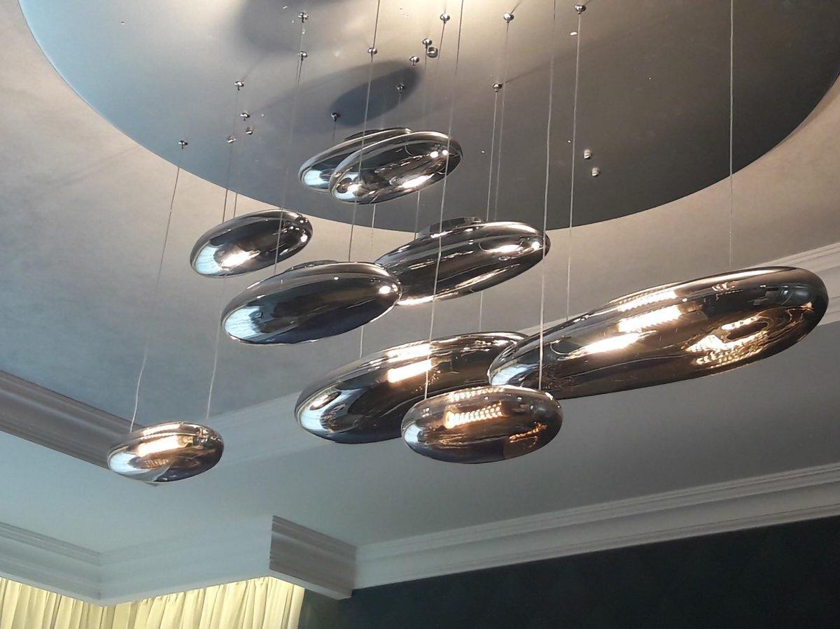 Lampa sufitowa Feririan Aluminiowy Kamyk