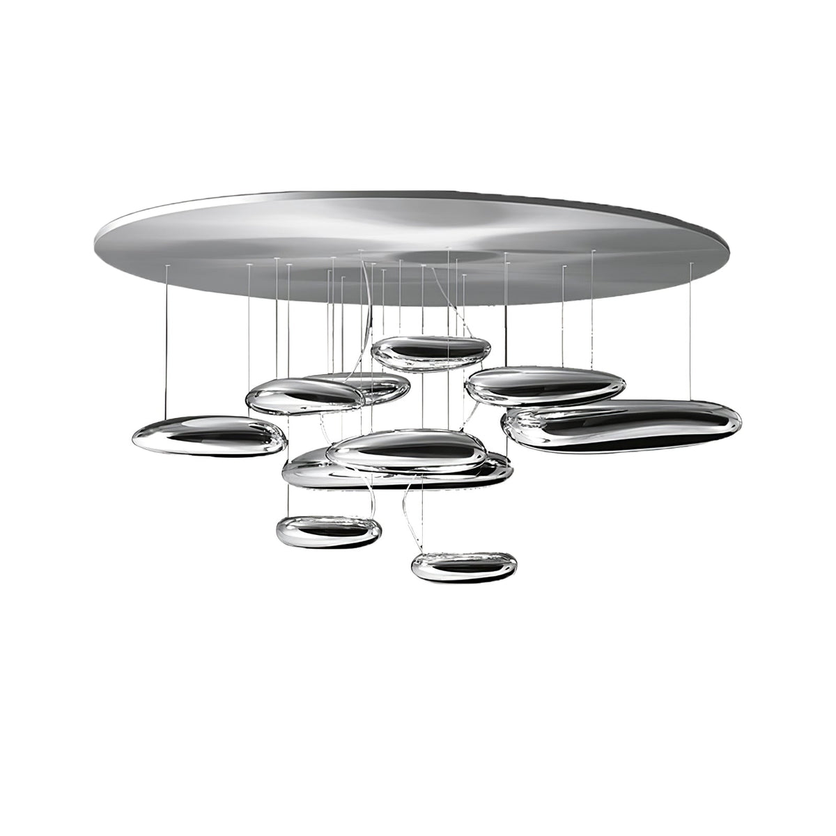 Lampa sufitowa Feririan Aluminiowy Kamyk