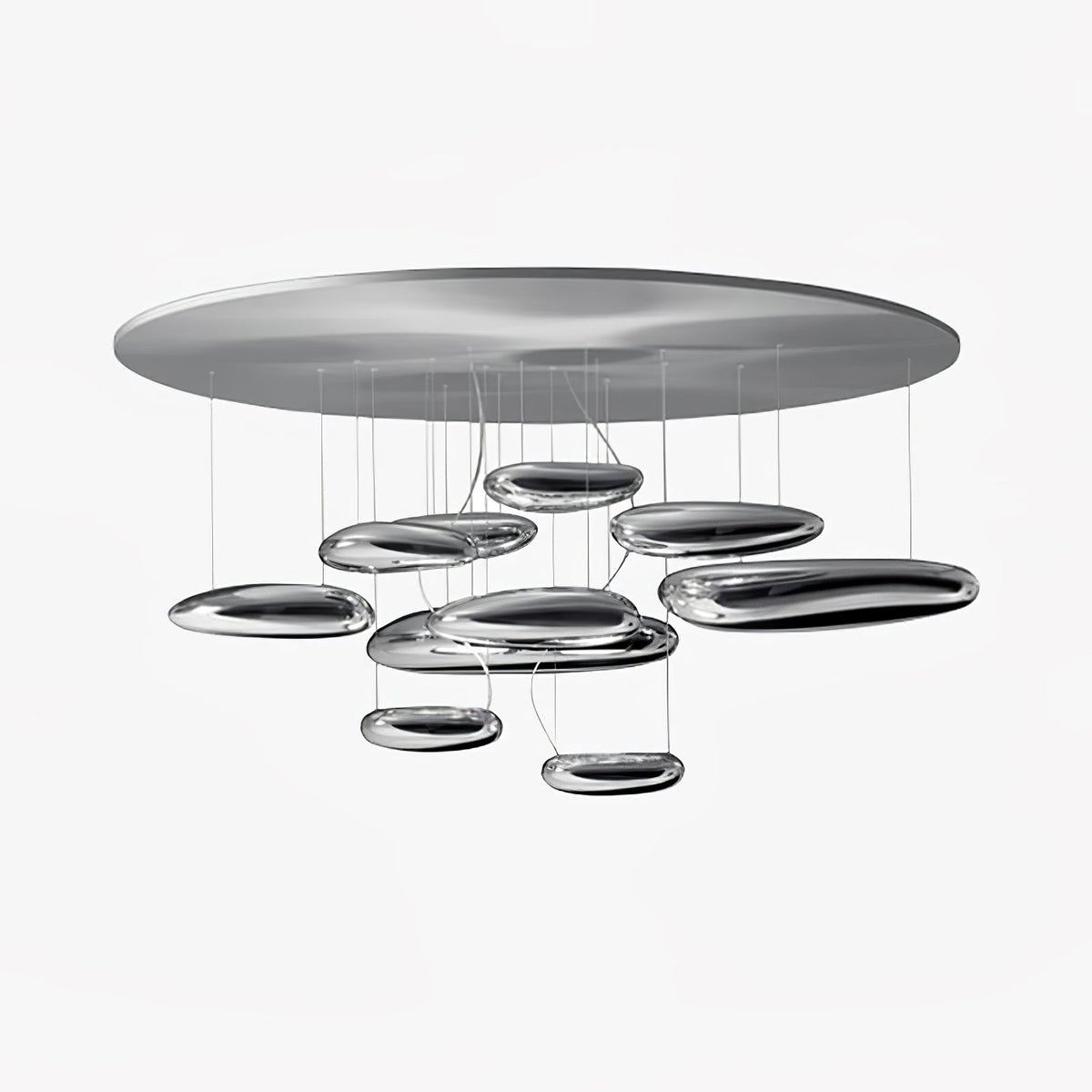 Lampa sufitowa Feririan Aluminiowy Kamyk