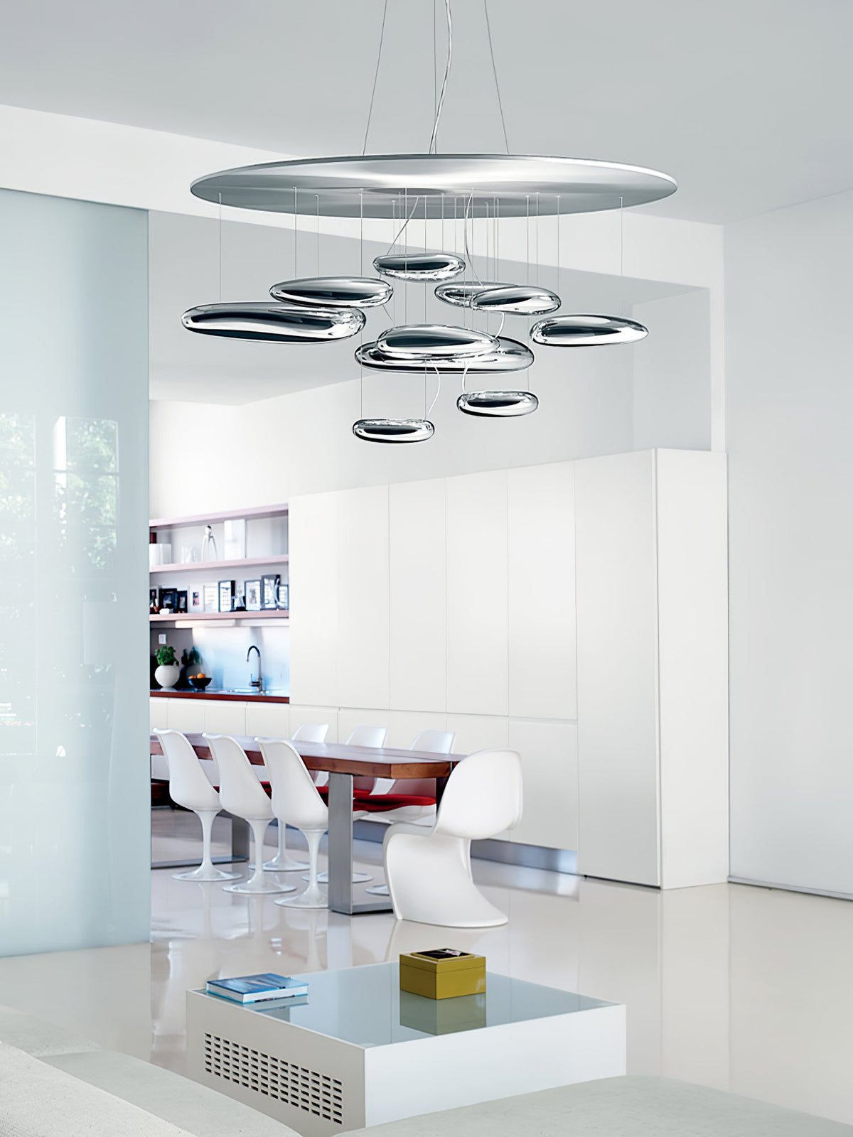 Lampa sufitowa Feririan Aluminiowy Kamyk