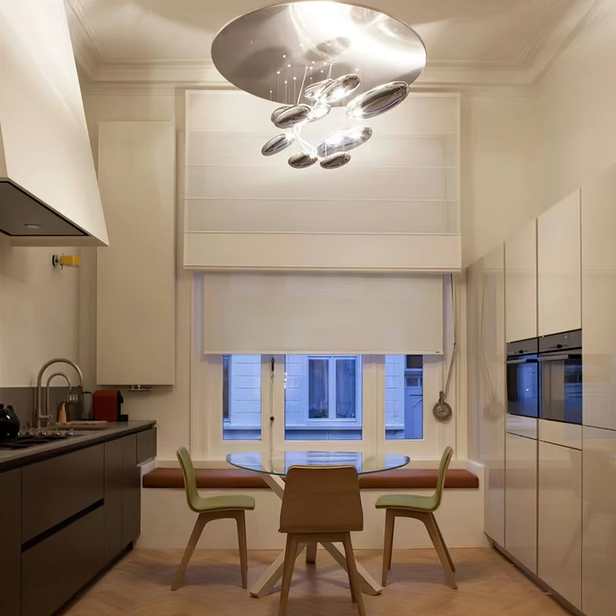 Lampa sufitowa Feririan Aluminiowy Kamyk